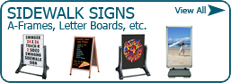 Sidewalk Signs